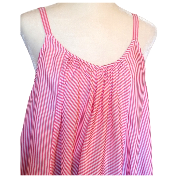 NEW Tommy Bahama Palm Cove Pink and White Striped Swing Cami Top Small MSRP $100 - Picture 6 of 16